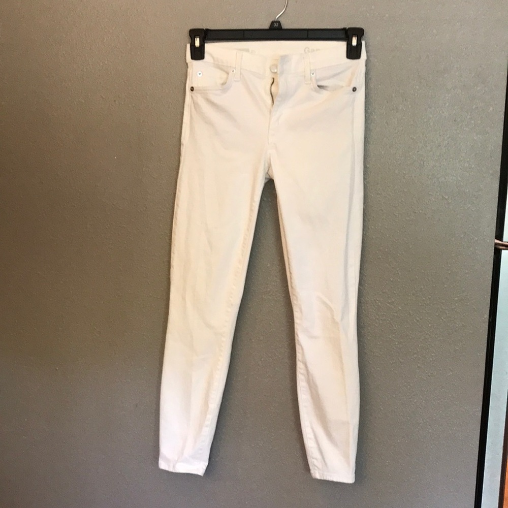 White Stretch Skinny Jeans